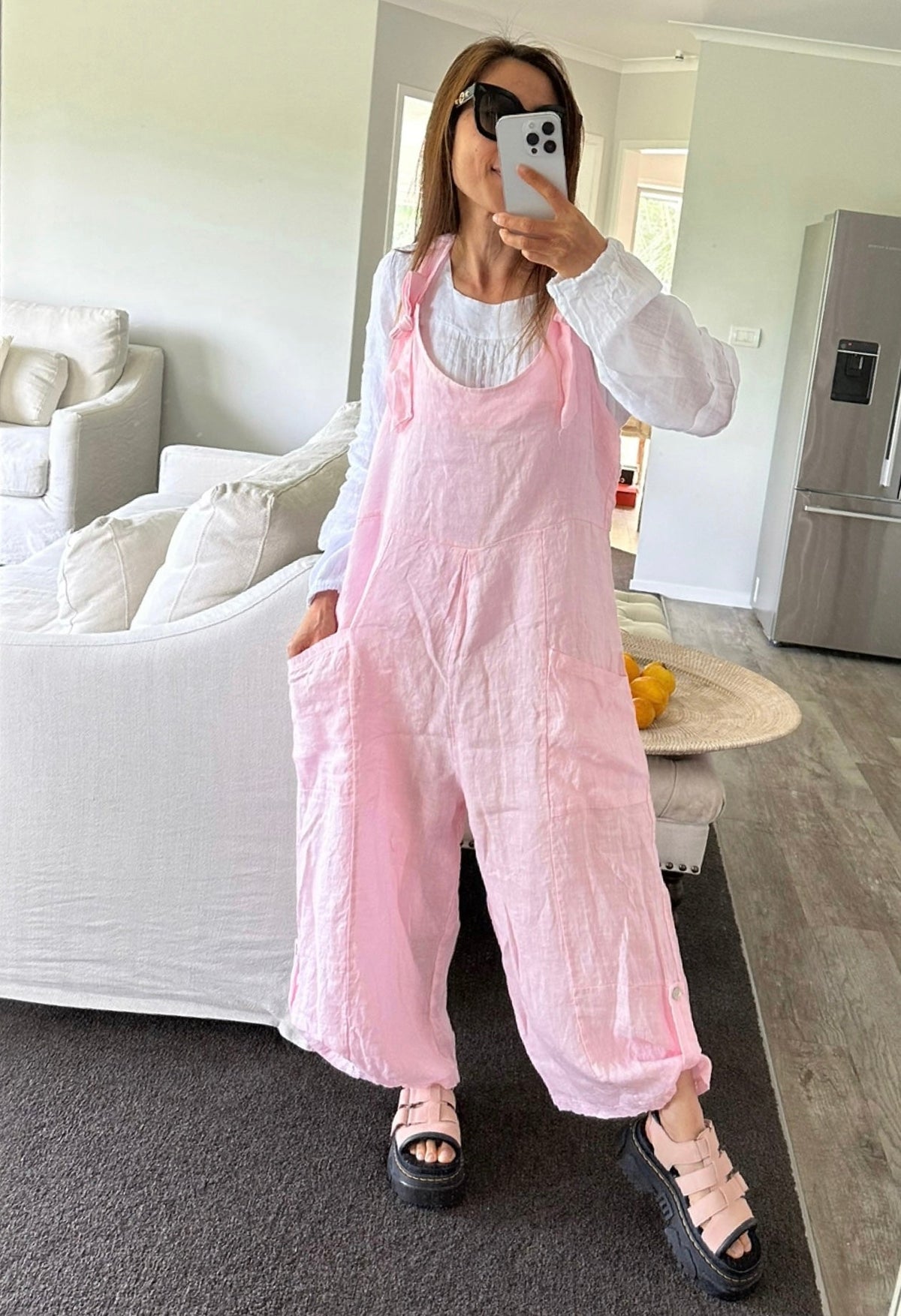 Milania Linen Overalls