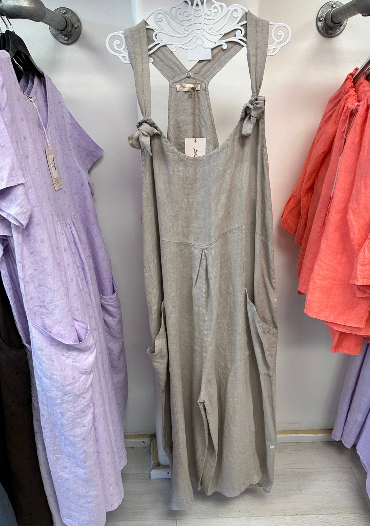 Milania Linen Overalls