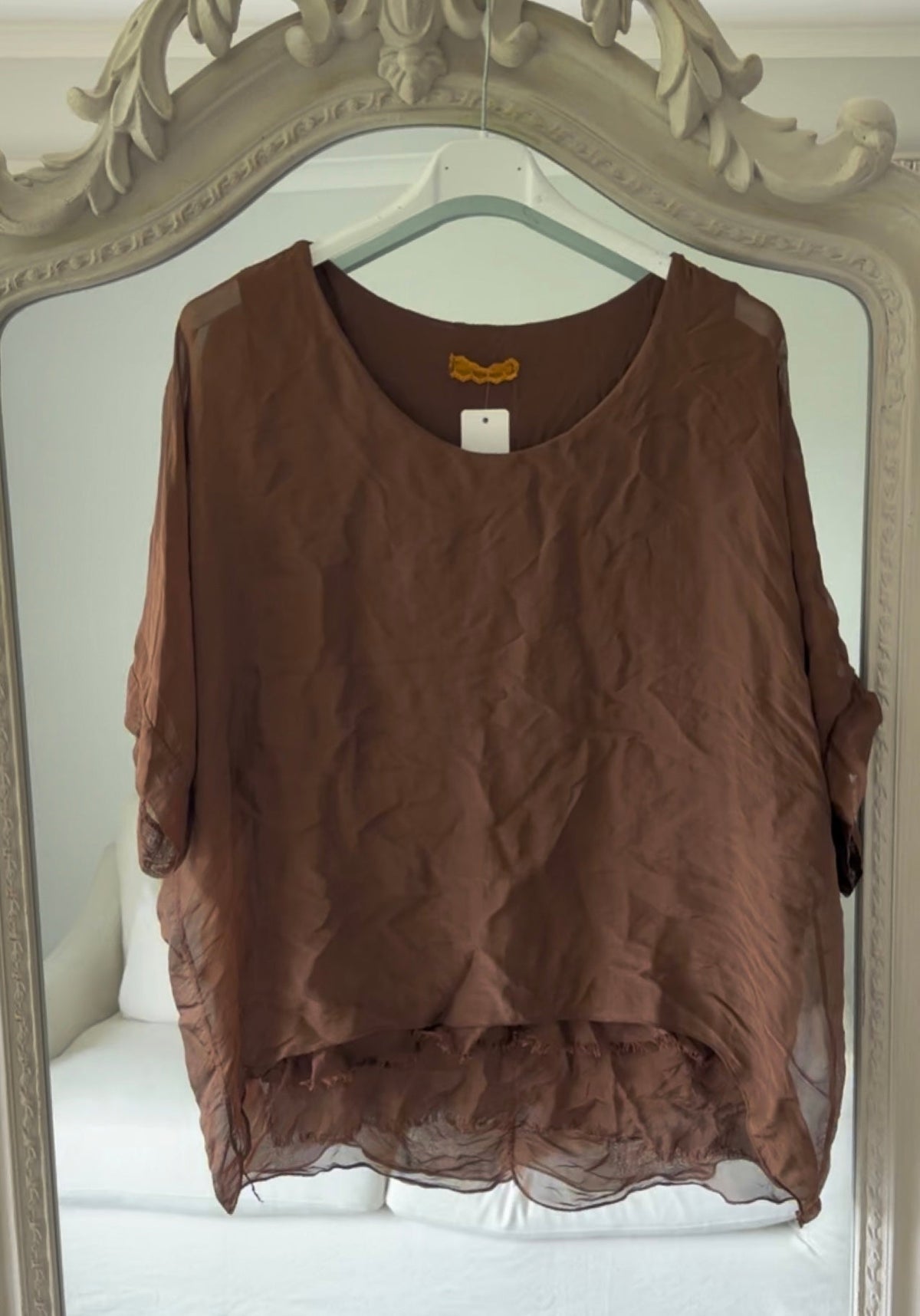 Made in Italy Lavinia Silk Top