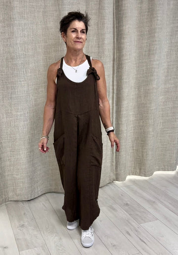 Milania Linen Overalls