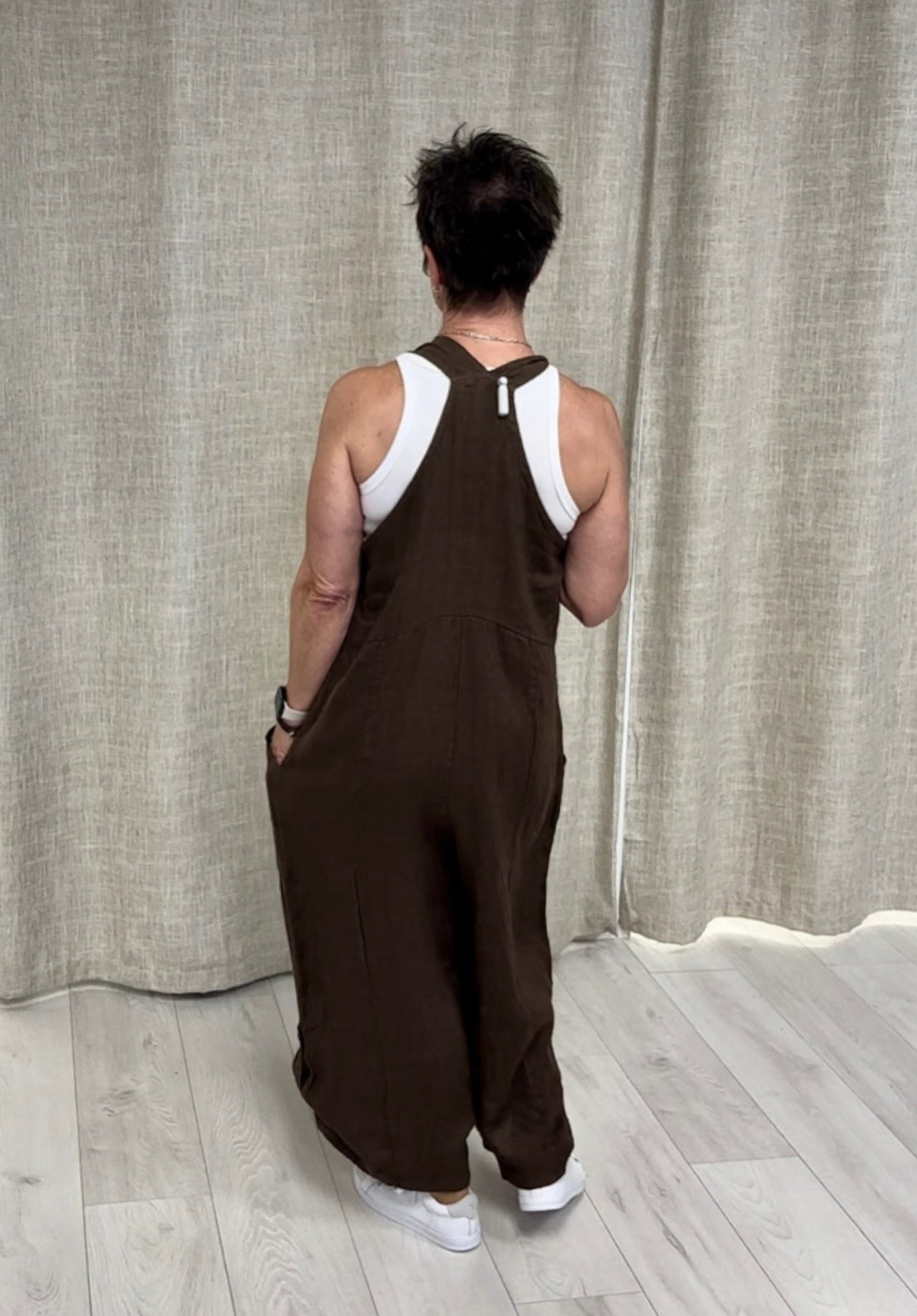 Milania Linen Overalls
