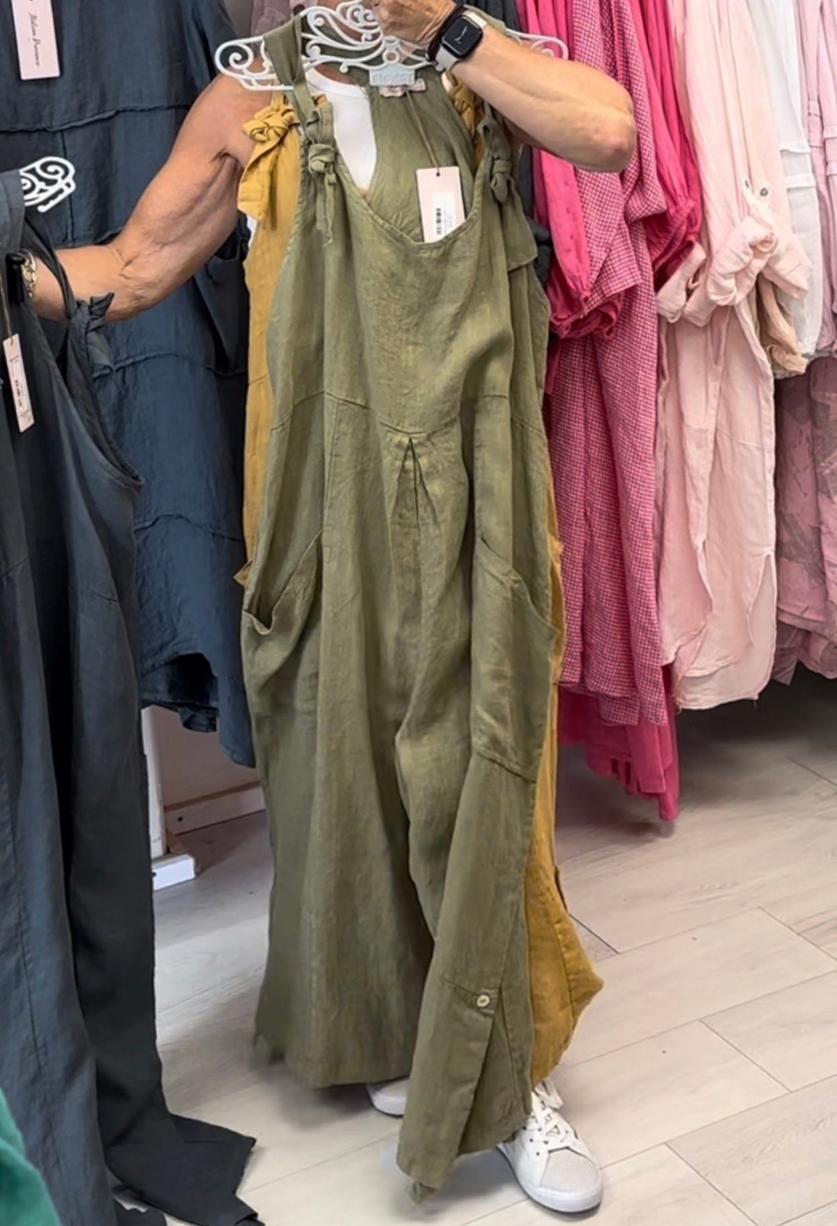 Milania Linen Overalls