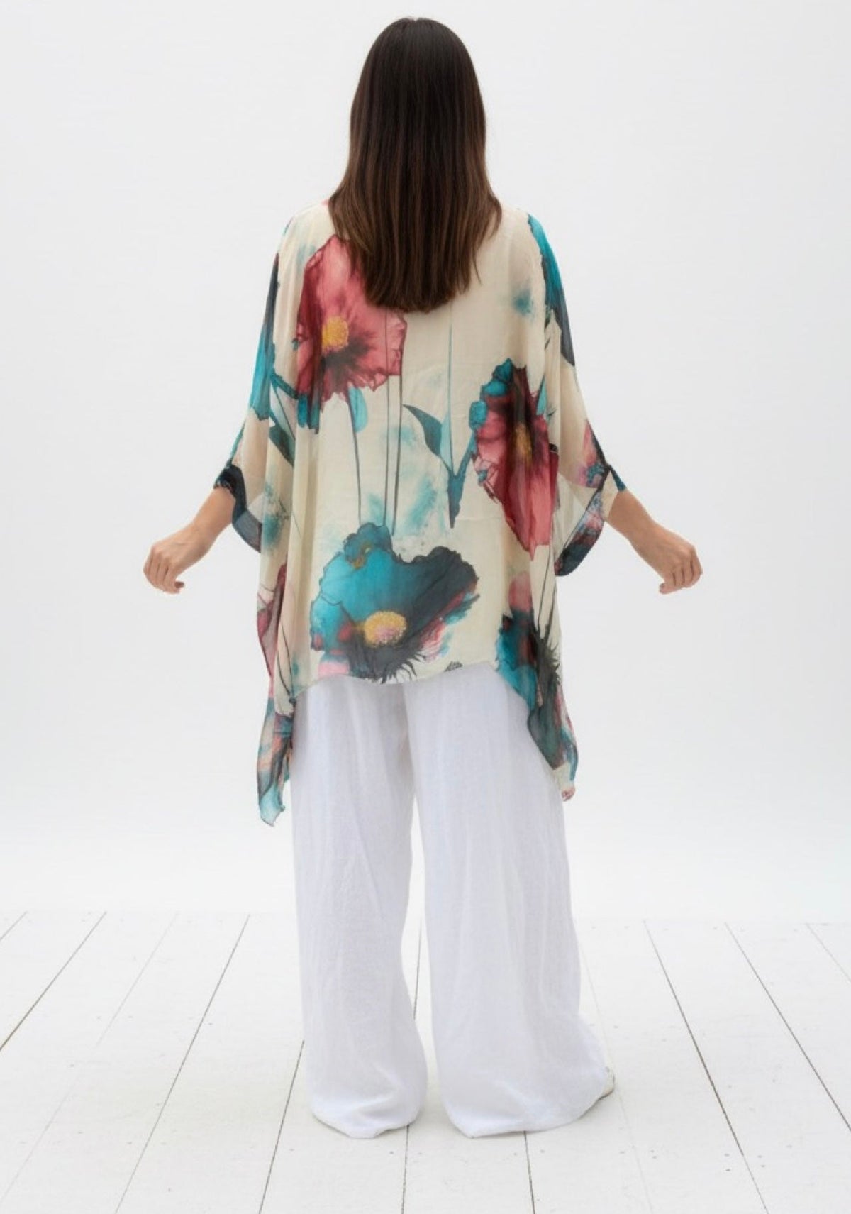 Made in Italy Leia Silk Top