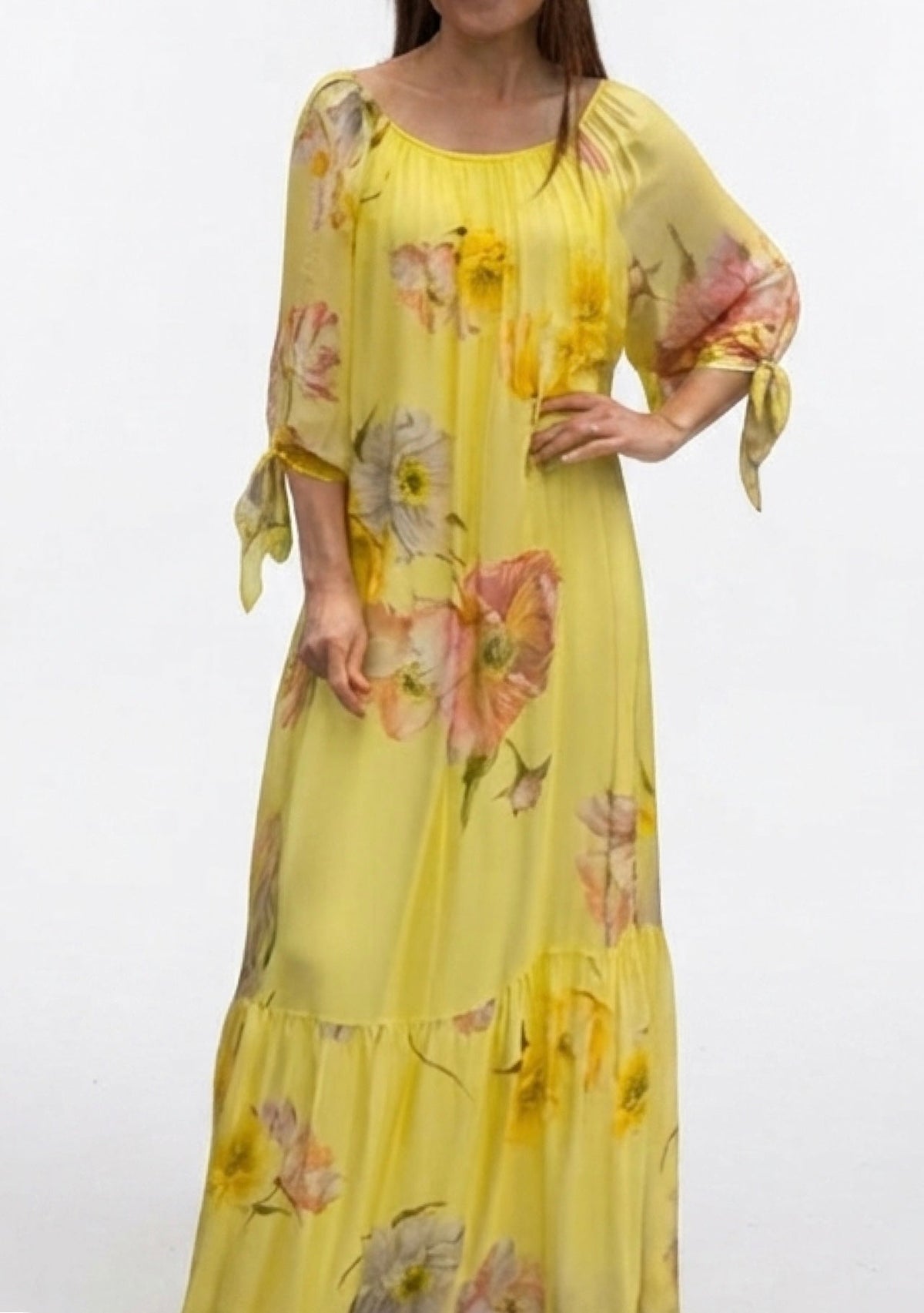 Blossom Silk Dress