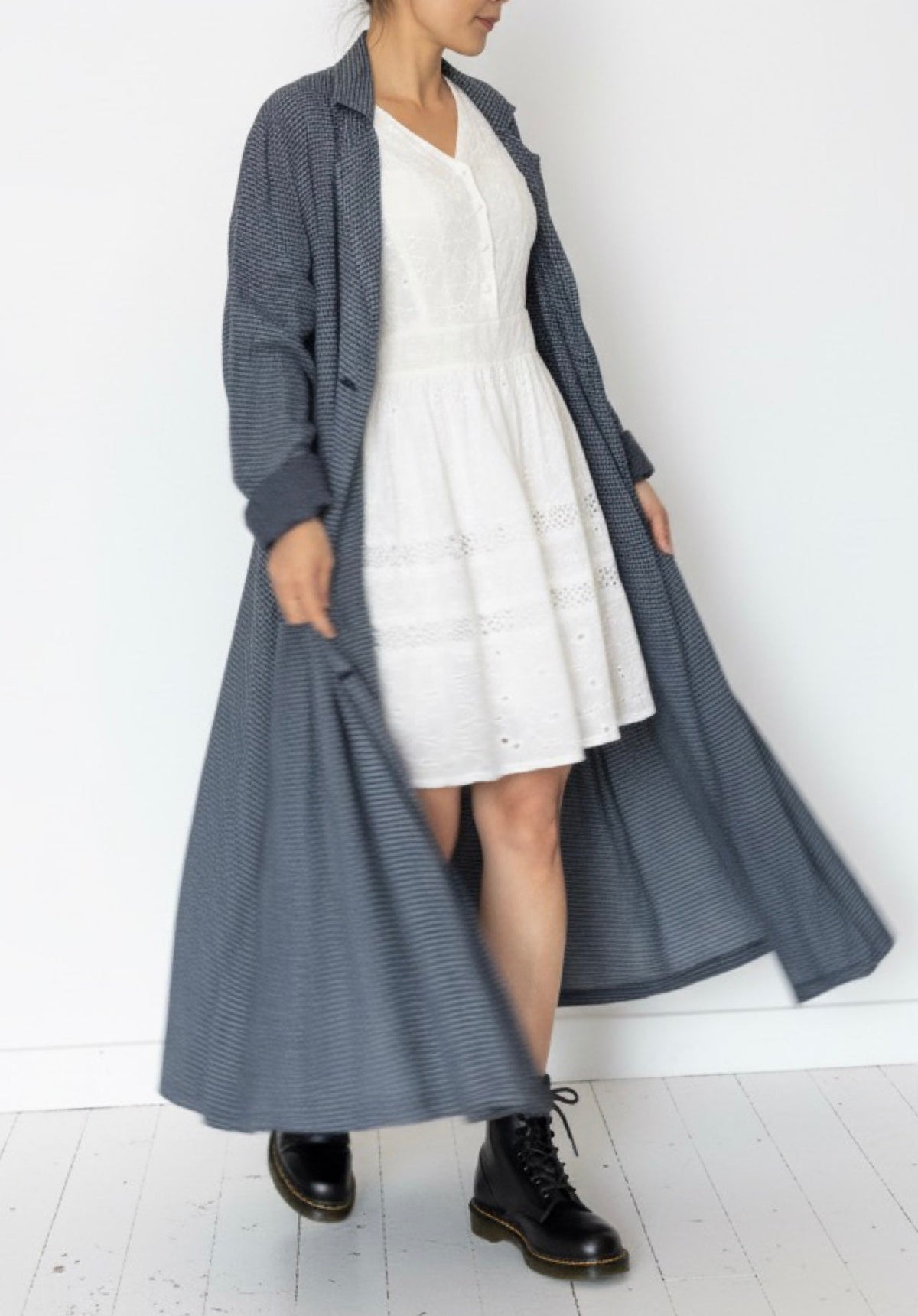 Italian Province Laverna Check Coat