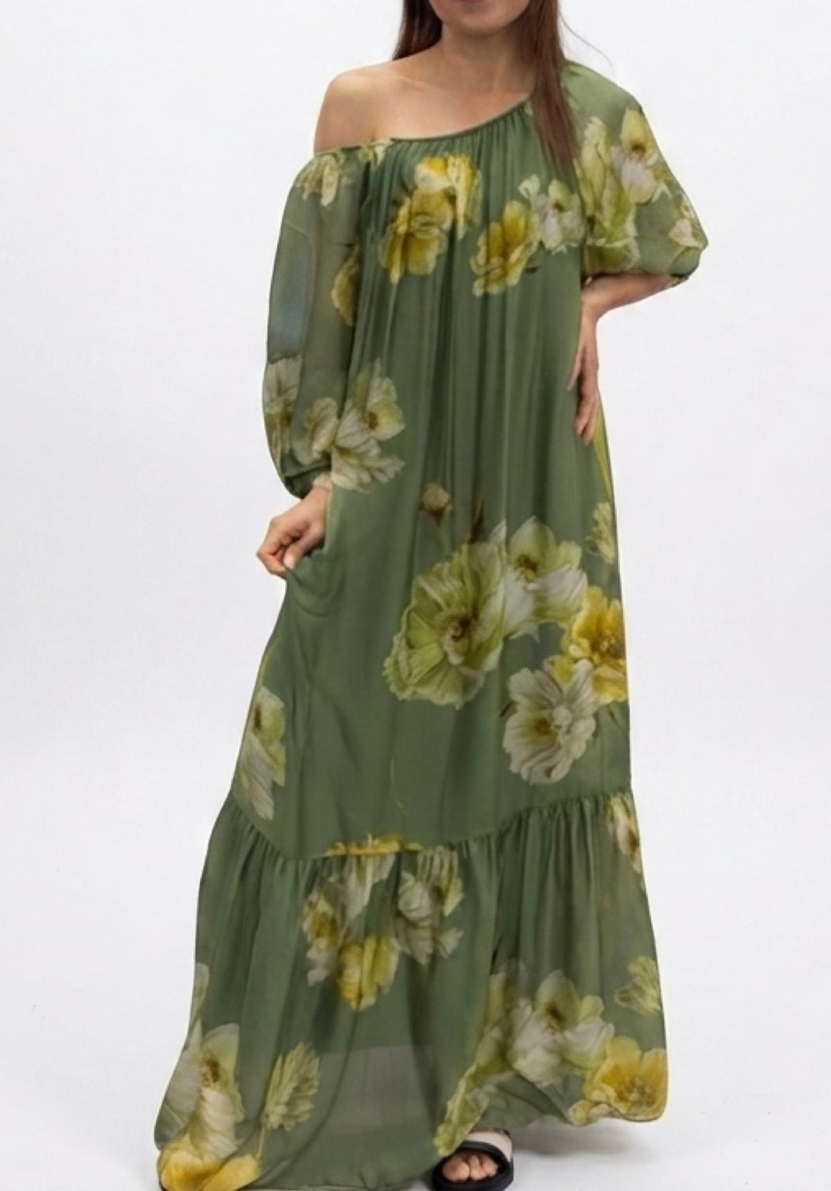 Blossom Silk Dress