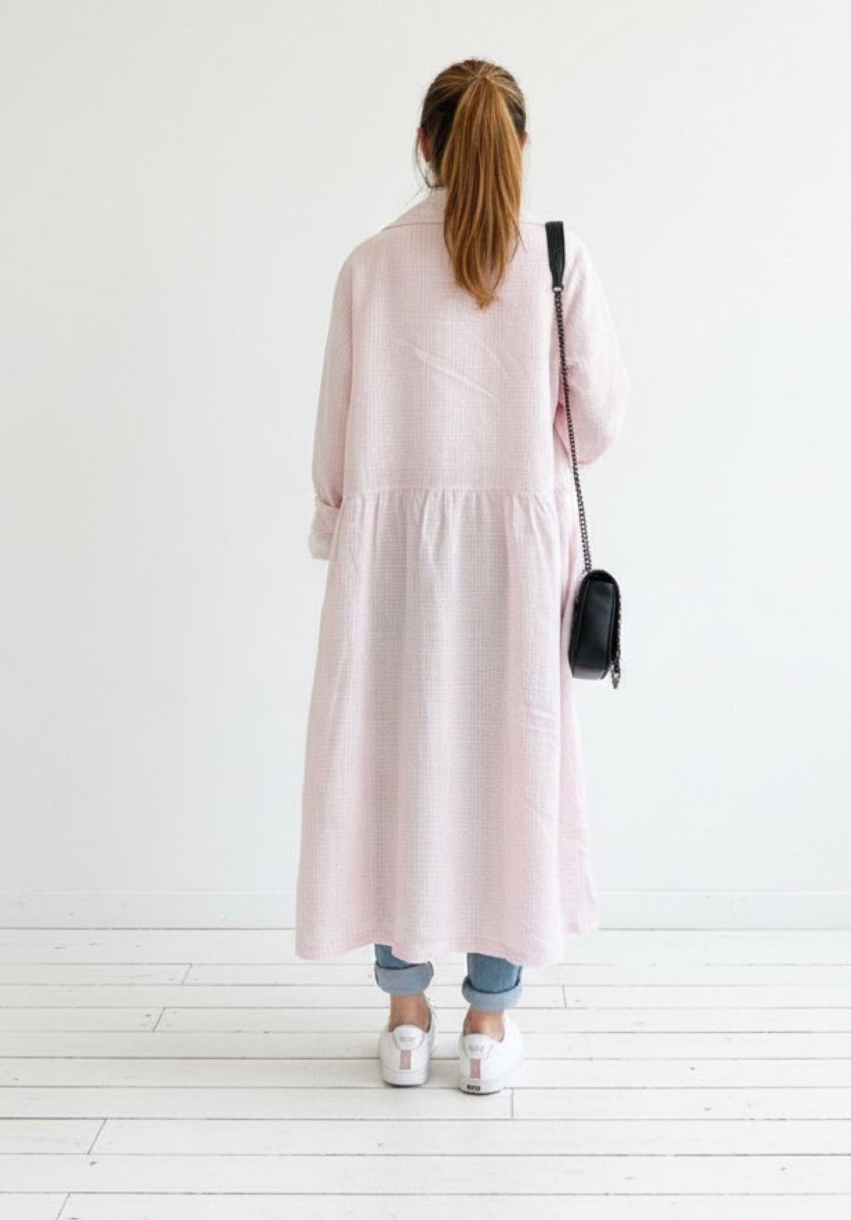 Italian Province Laverna Check Coat