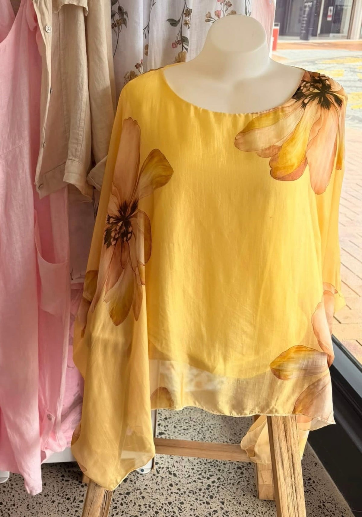 Full Bloom Silk Top