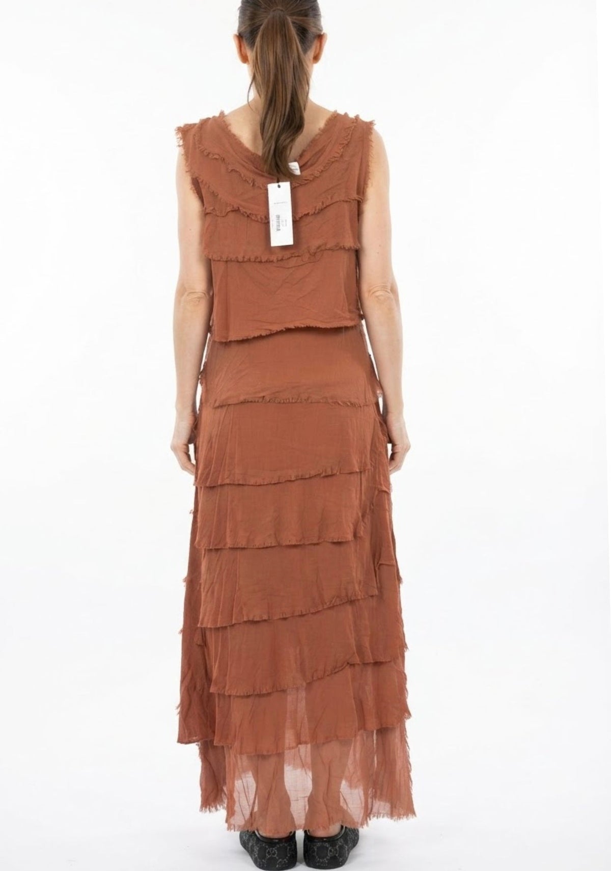 Made In Italy Elisa Silk Dress