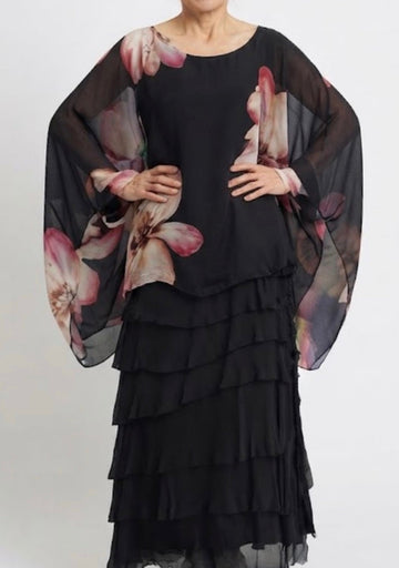 Full Bloom Silk Top