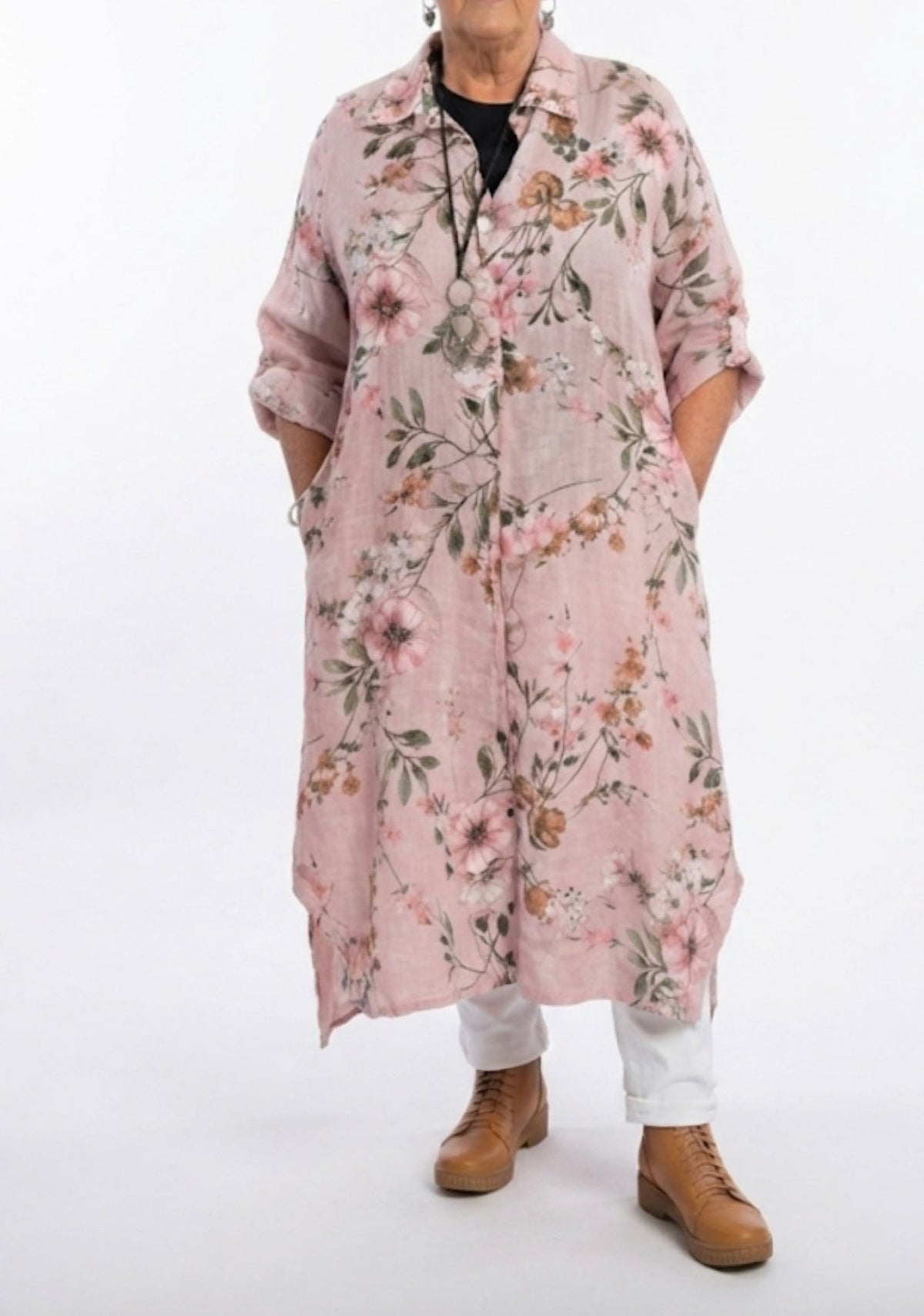 Aida Floral Shirt Dress