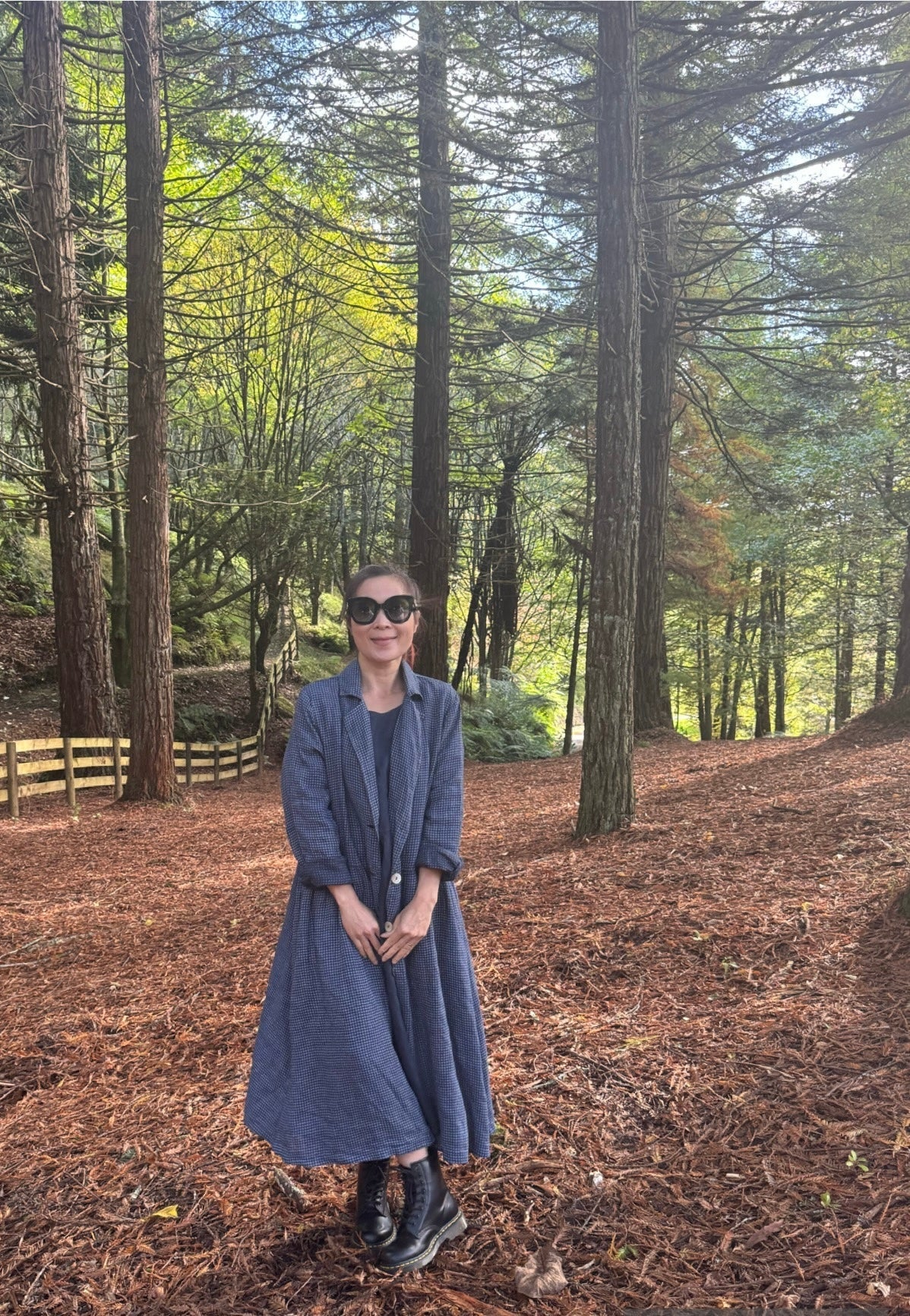 Italian Province Laverna Check Coat