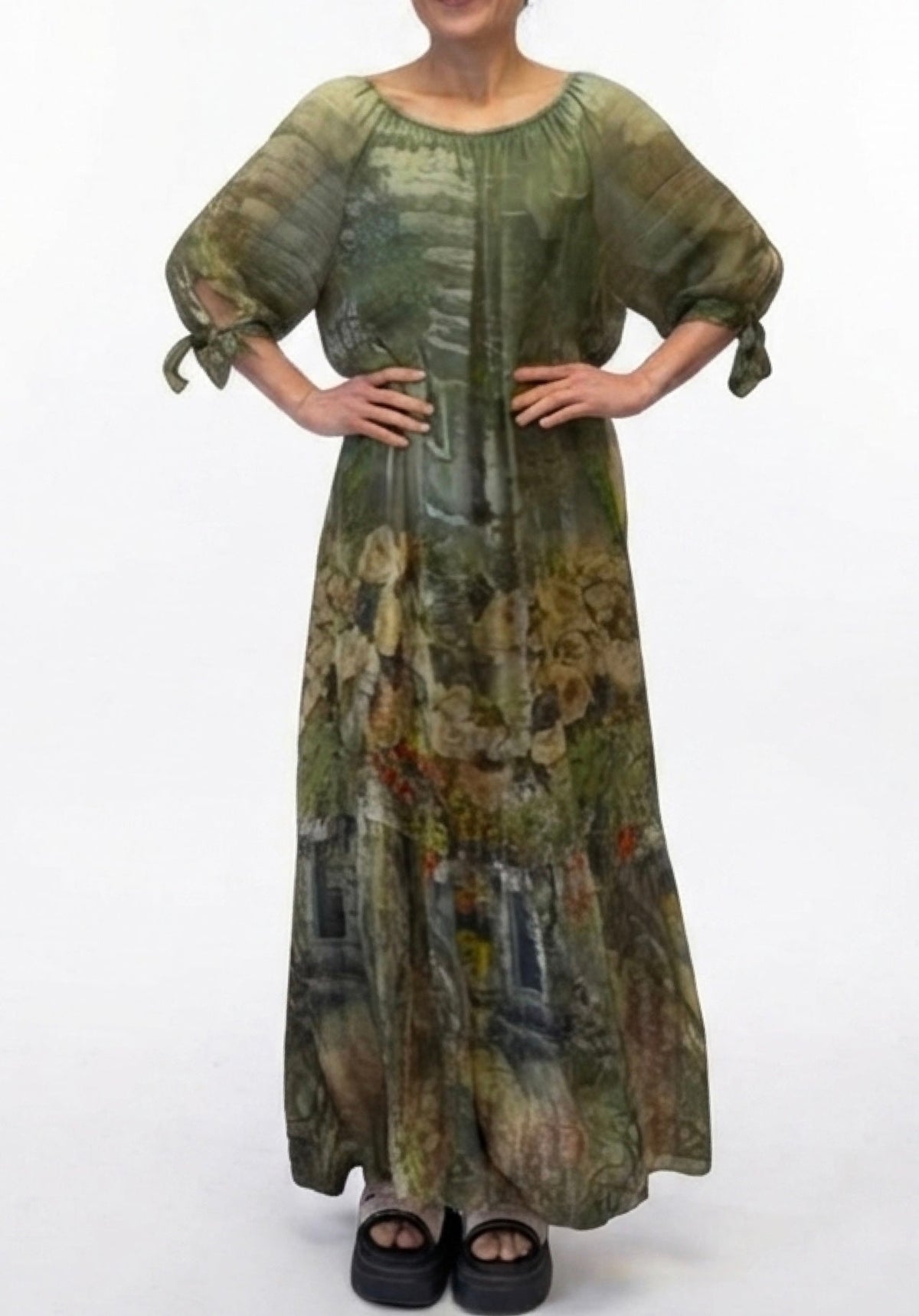 Riella Silk Dress