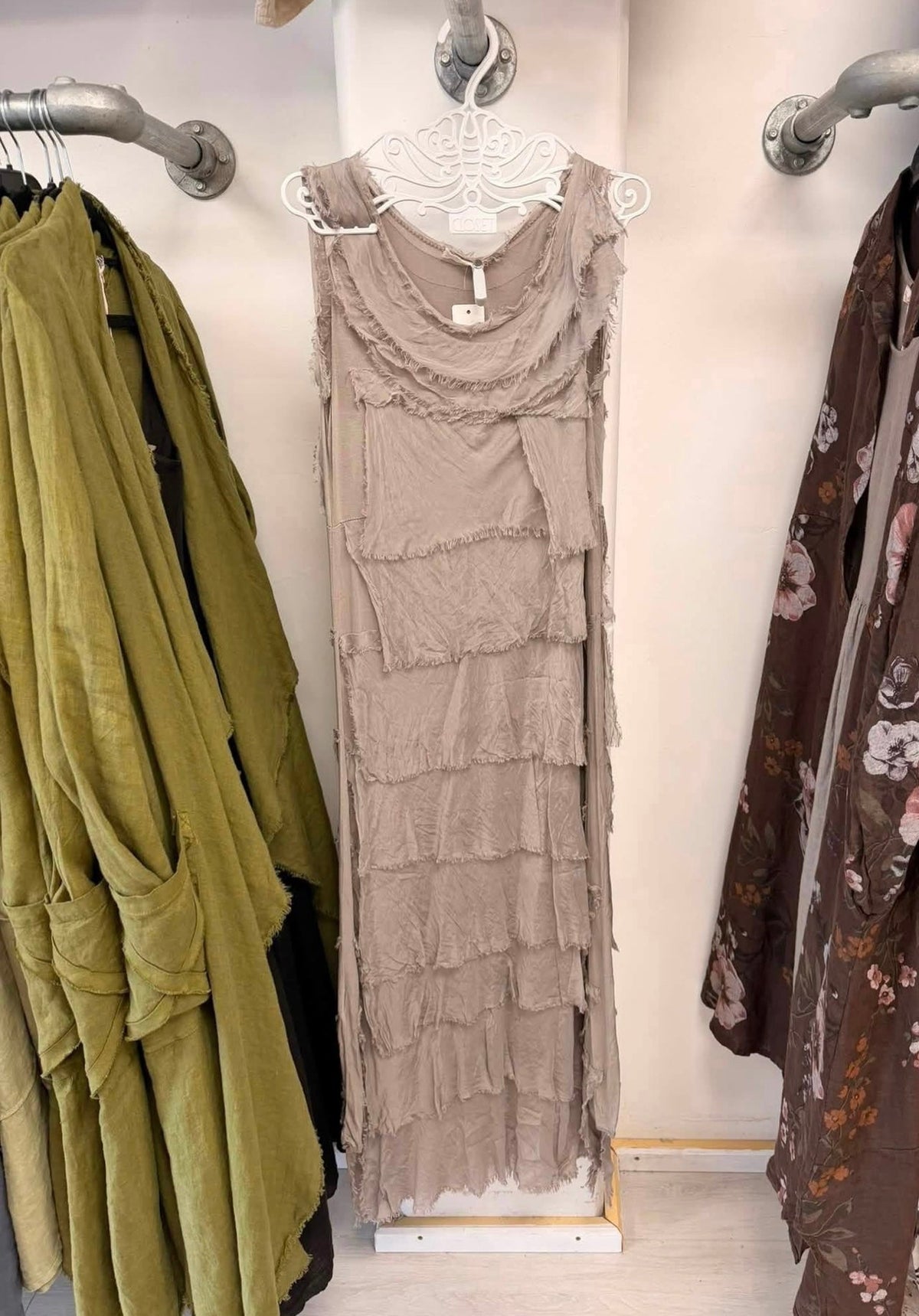Made In Italy Elisa Silk Dress