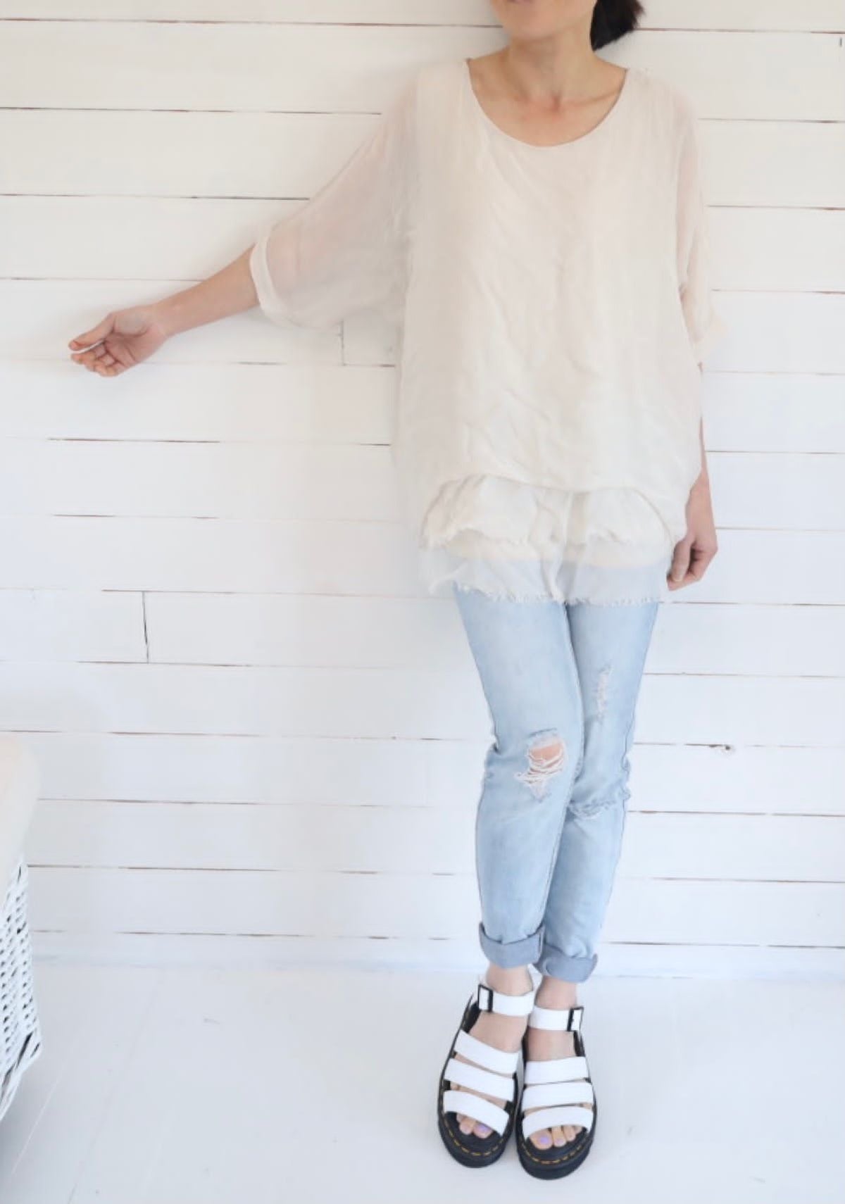 Made in Italy Lavinia Silk Top