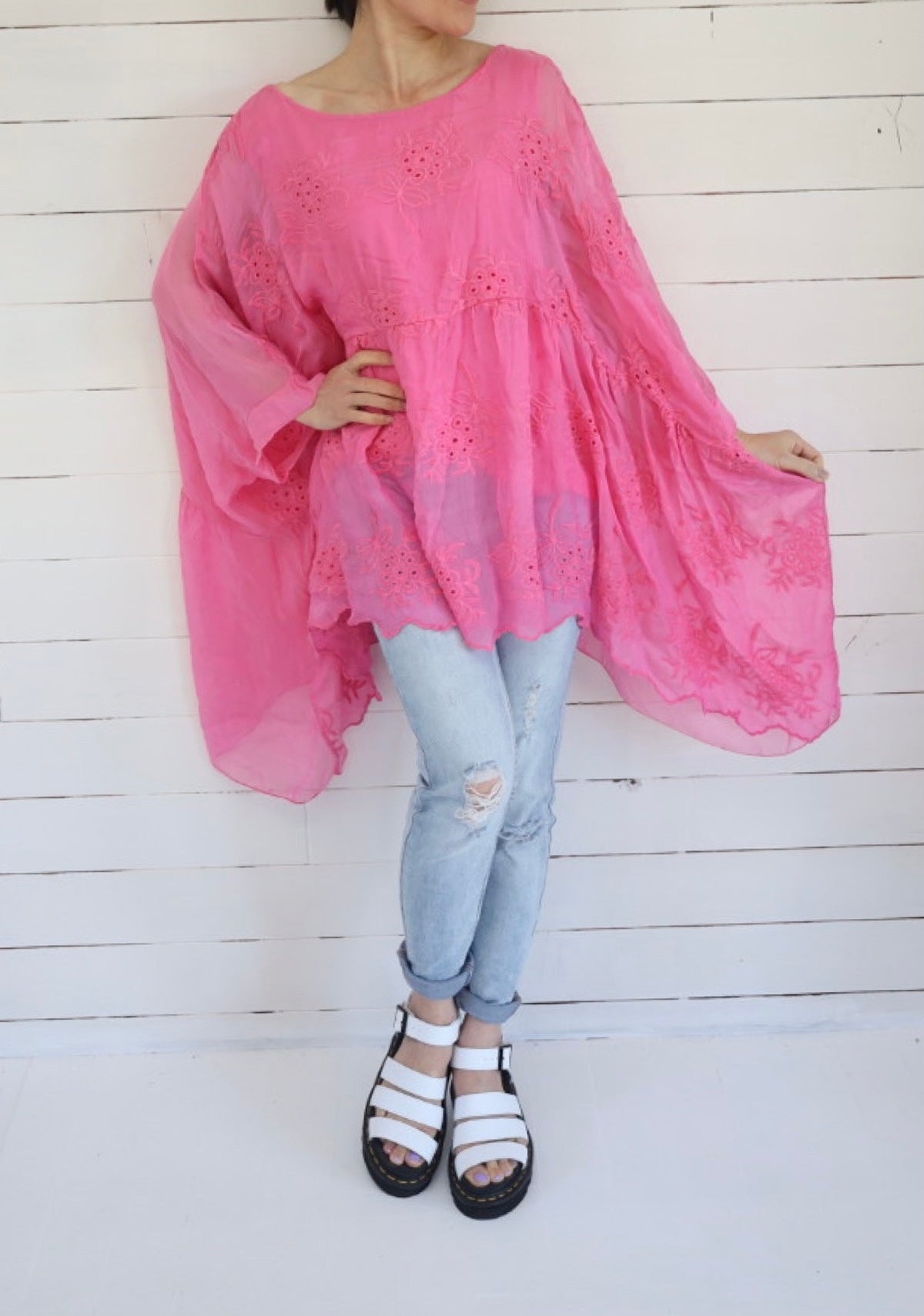 Made In Italy Eve Lace Top