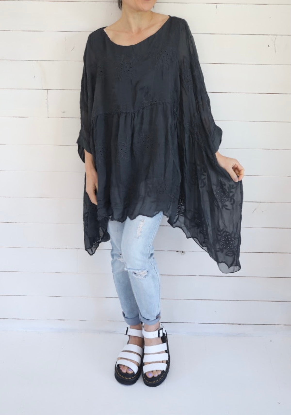 Made In Italy Eve Lace Top