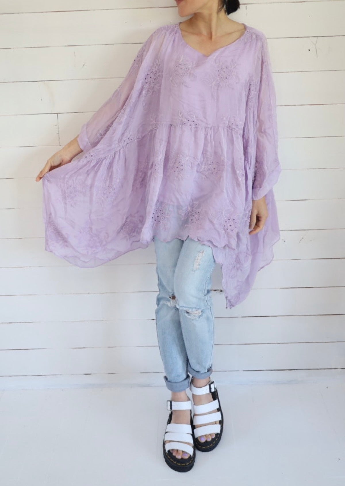 Made In Italy Eve Lace Top